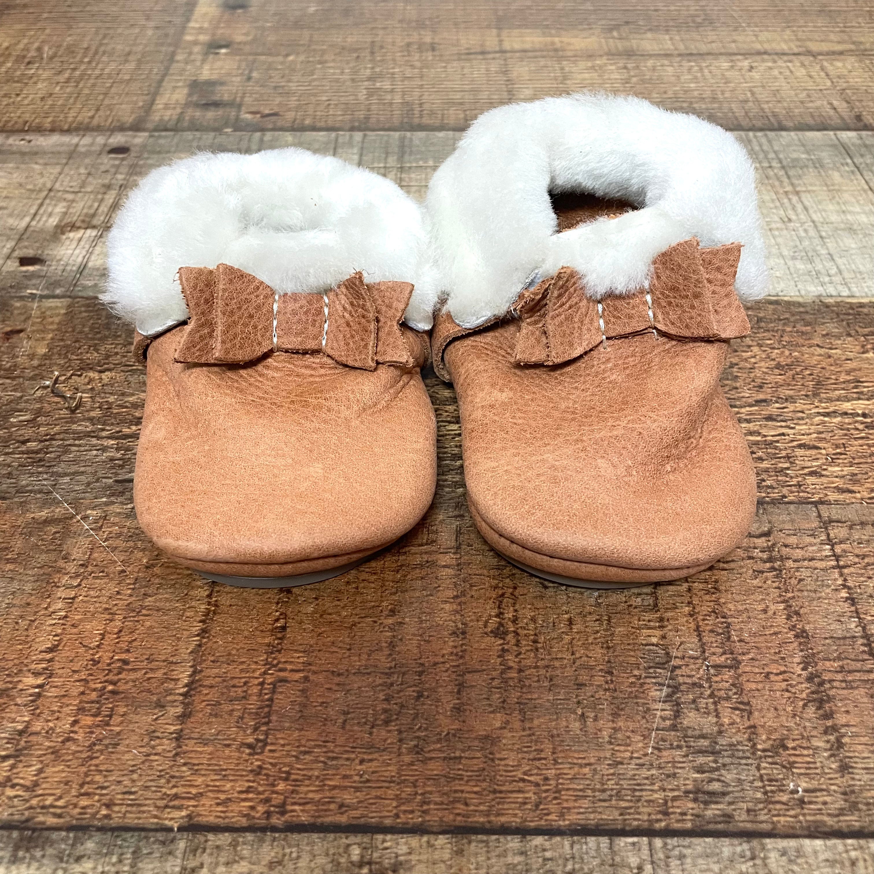 Freshly Picked Camel Faux Fur Moccasins- Size 4 Supply