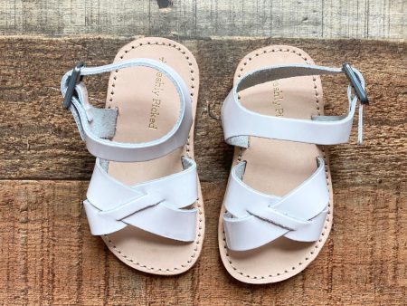 Freshly Picked Toddler White Patent Leather Sandals- Size 4 (sold out online) Online