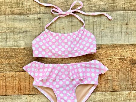 Toobydoo Swim Pink and White Polka Dot Bikini Set- Size 12-18M Online