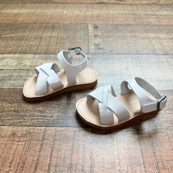 Freshly Picked Toddler White Patent Leather Sandals- Size 4 (sold out online) Online