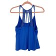 In Bloom Blue with Back Lace Detail Strappy Tank- Size S Supply