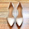 BCBGeneration Cream Grey Clear Side Heels- Size 7 (see notes) Supply