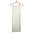 Pink Blush Maternity Ivory Ribbed Fitted Tank Dress- Size M For Cheap