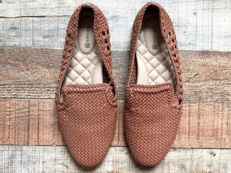 Birdies Cognac Woven Slip On Loafers- Size 7.5 Fashion