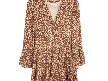 Coven & Co. Animal Print Hook and Eye Closure Front Dress- Size XS Online Hot Sale