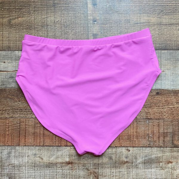 Pink Desert Neon Lilac Bikini Bottoms- Size XL (see notes) For Cheap