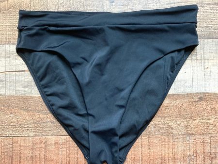 Ashley Graham x Swimsuits For All Black Bikini Bottoms- Size 12 Online now