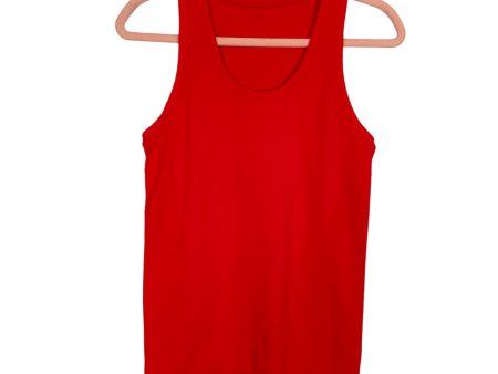 Sweaty Betty Red Seamless Workout Tank Top NWT- Size S on Sale