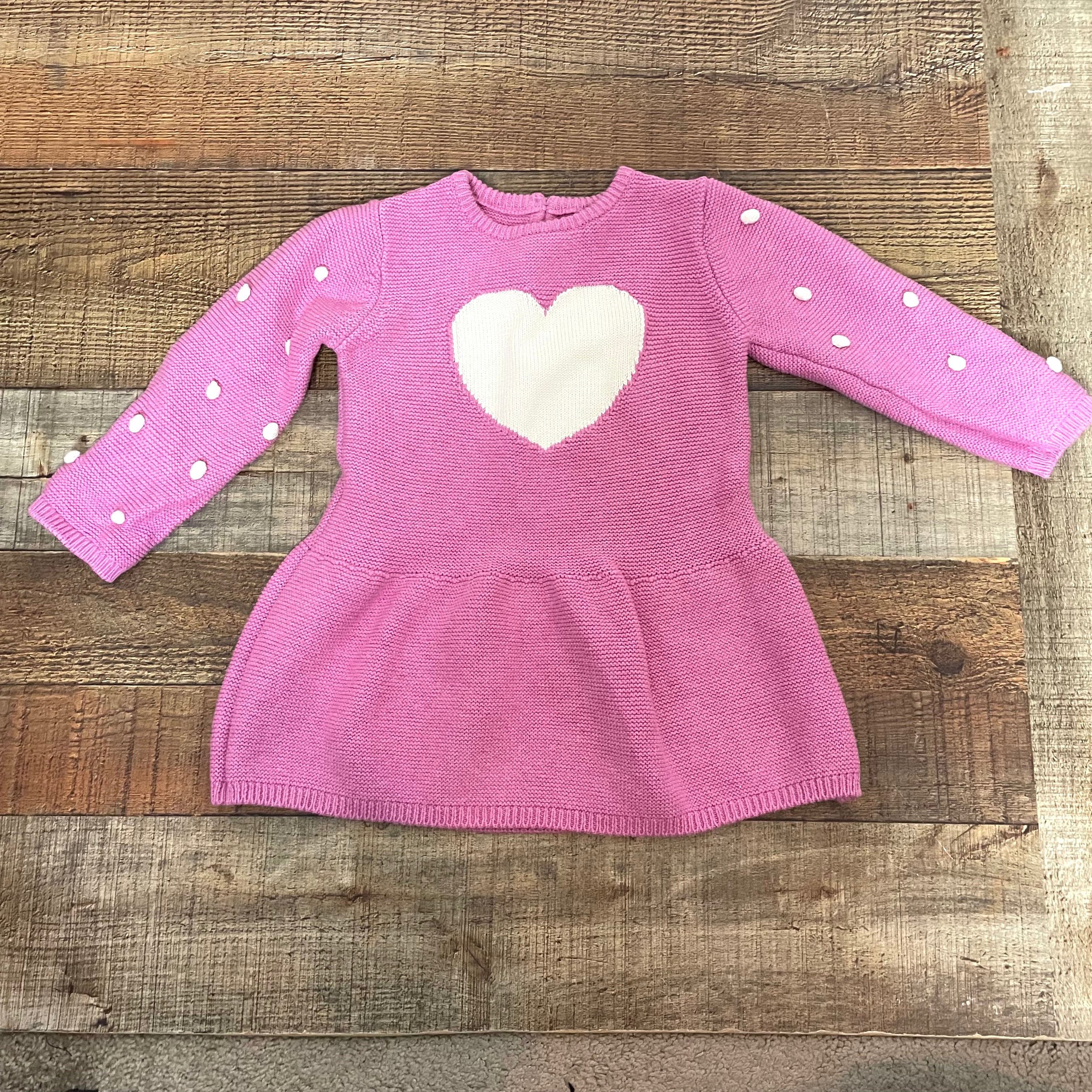 Hatley Baby Pink and Cream Sweater Dress- Size 18-24M (sold out online) Online now