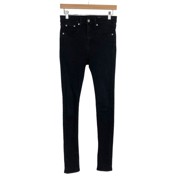 Rag & Bone Black High Rise Skinny Jeans- Size 27 (Inseam 31”) Online Hot Sale