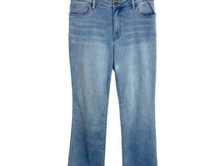 Kut from the Kloth Kelsey Gab Ab Ankle Flare High Rise Jeans- Size 10 (Inseam 27.5”) Online Sale