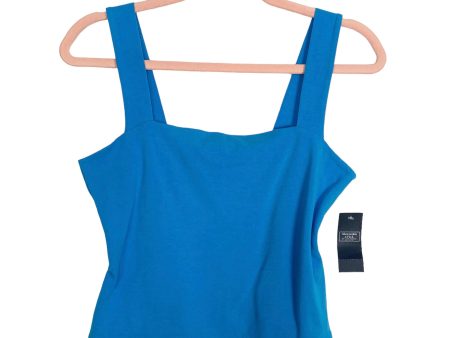 Abercrombie & Fitch Soft Collection Blue Cropped Tank NWT- Size L Discount