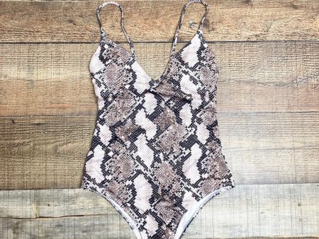 H&M Snakeskin Print Padded One Piece NWT- Size 2 Supply