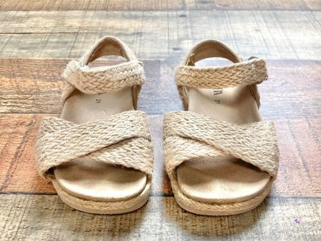 Zara Tan Rattan Sandals- Size 21 (~12-18M) on Sale