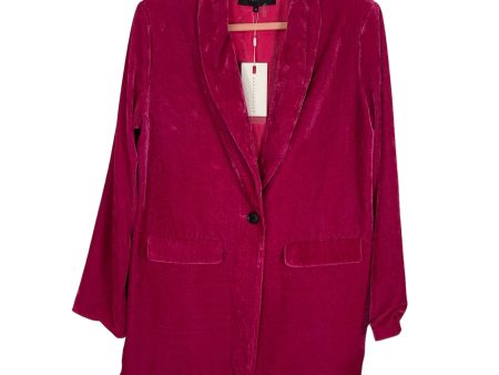 Endless Rose Pink Velvet Single Breasted Blazer NWT- Size M Cheap