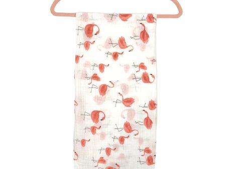 Paradise Flamingo Baby Blanket Cheap