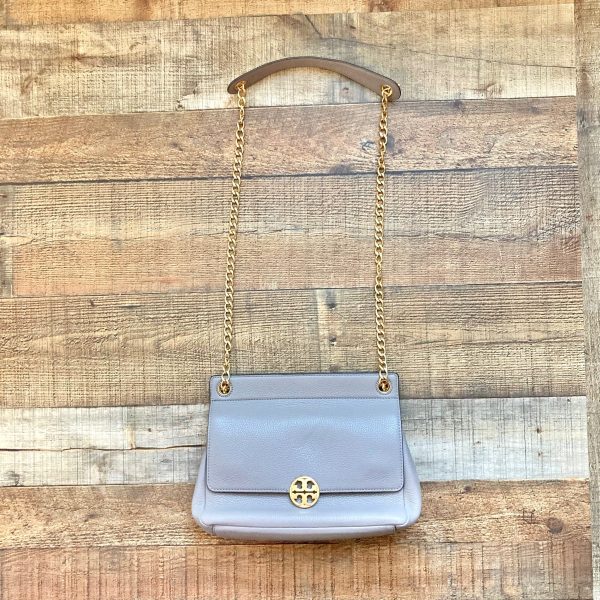 Tory Burch Chelsea Flap Leather Gold Chain Shoulder Bag (sold out online) Hot on Sale