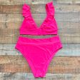 Aerie Hot Pink High Waisted Bikini Bottoms- Size XXL (we have matching top, sold out online, see notes) Online now