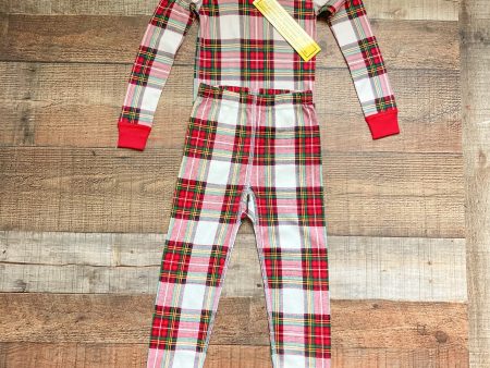 Hanna Anderson Red Green Plaid Pajama Set NWT- Size 4 Online Hot Sale