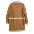 BlankNYC Tan Faux Suede Fur Coat- Size L (like new, see notes) Supply