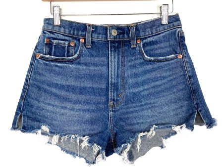 Abercrombie & Fitch Distressed High Rise Mom Shorts- Size 26 2 For Discount