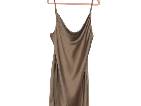 Amaryllis Champagne Midi Slip Dress- Size XL (see notes) Online