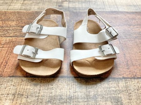 Old Navy White Buckle Sandals- Size 6-12M (see notes) For Discount