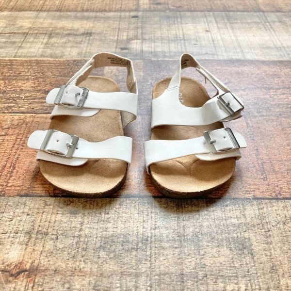 Old Navy White Buckle Sandals- Size 6-12M (see notes) For Discount