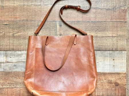 Madewell Brown Leather Handbag (see notes) Online