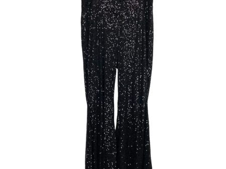 Eloquii Black Sequin Flare Pants- Size 14 (Inseam 30 ) For Cheap