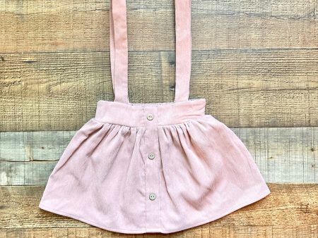 Bailey s Blossoms Corduroy Faux Button Front Suspender Skirt NWT- Size 18-24M For Cheap