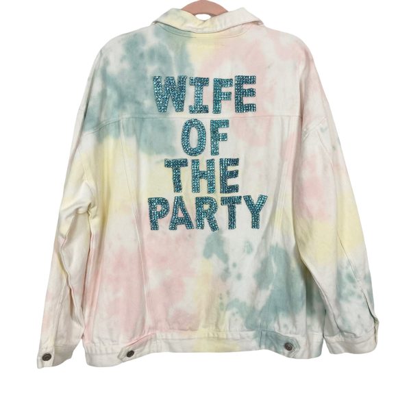 No Brand Denim Wife of the Party Jacket- Size M For Cheap