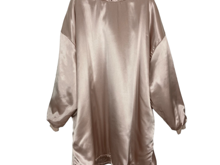 Kitsch Blush Satin Glazey Robe- One Size Discount