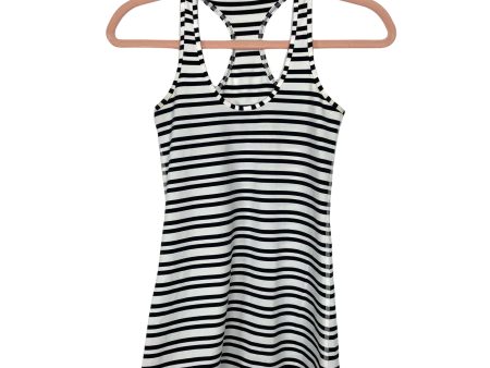 Lululemon Black White Striped Racerback Tank- Size ~S (see notes) Sale