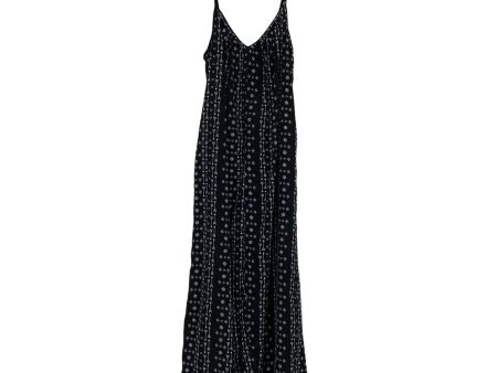 No Brand Black with Arrow Pattern Jumpsuit- Size S For Sale