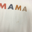 No Brand Cream Orange Grey MAMA Tee- Size ~XL (See Notes) For Sale