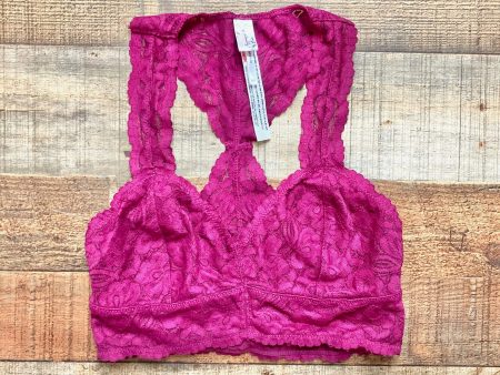 Free People Intimately Berry Lace Racerback Bralette- Size XS Supply