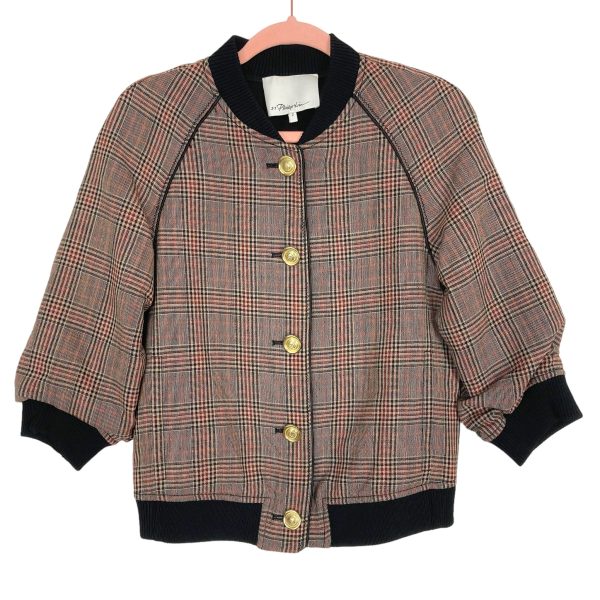 3.1 Phillip Lim 100% Wool Plaid Jacket- Size 2 (we have matching pants) Supply