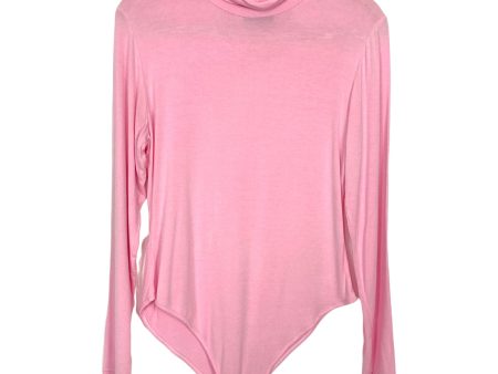 Pretty Little Thing Pink Turtleneck Bodysuit- Size 12 Supply