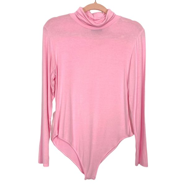 Pretty Little Thing Pink Turtleneck Bodysuit- Size 12 Supply