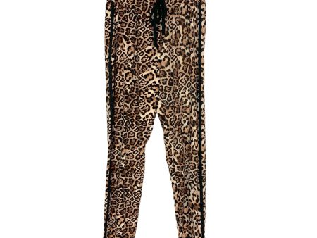 No Brand Animal Print with Black Side Trim Joggers- Size M (Inseam 27.5 ) Fashion