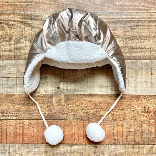 Aerie Metallic Puffer Hat (sold out online, see notes) Online Hot Sale