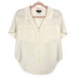 1. State Cream Short Sleeve Button Down Top- Size S (see notes) Supply