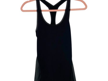 Lululemon Black Mesh Back Racerback Tank- Size ~S (see notes) Discount