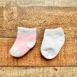 No Brand Two Sets of White and Pink Socks- Size ~NB (see notes) Online Hot Sale