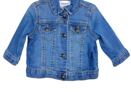 Old Navy Denim Snap Closure Jacket- Size 6-12M Sale