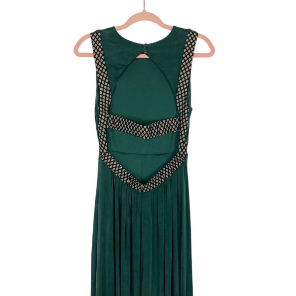 Kendall + Kylie Green Exposed Back Jumpsuit- Size S (see notes) Online