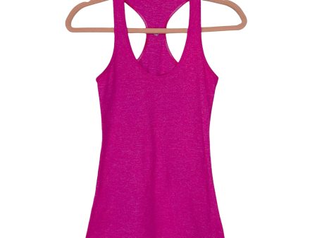 Lululemon Heathered Hot Pink Racerback Tank- Size ~S (see notes) For Cheap