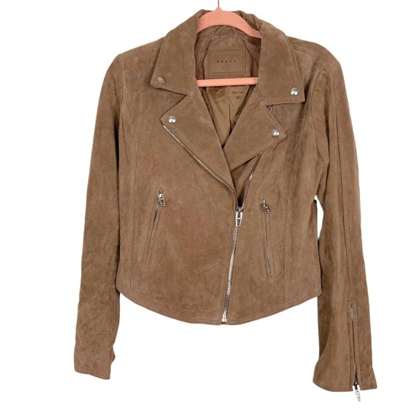 BLANKNYC Suede Moto Jacket- Size S For Sale