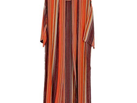 P.J. Salvage Metal Slow Jams Multi Stripe Robe- Size S M (we have matching pants and top) Discount